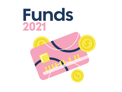 2021 Resolutions - Funds 2021 banking branding credit card cute design finances fun illustration money new years orlando pink resolutions retro savings
