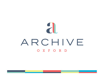 ARCHIVE Oxford Logo a archive branding colors design identity logo vintage