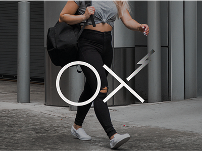 OX-SPORTSWEAR BRAND branding design logo minimal vector