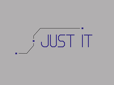 JUST IT — IT TECHNOLOGY COMPANY branding design logo minimal vector