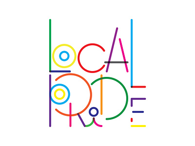 LOCAL PRIDE branding logo t shirt t shirt design tshirt typography