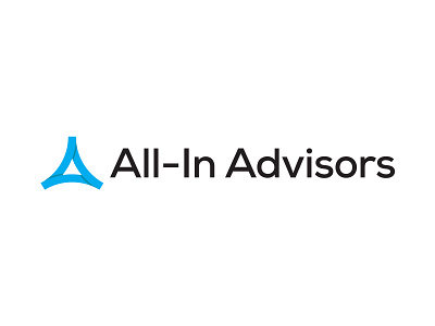 All-In Advisor Logo branding design letter a logo logo logo branding typography