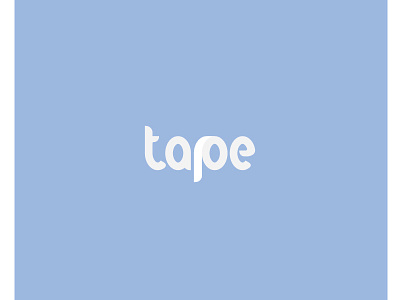 Tape logo tape workmark