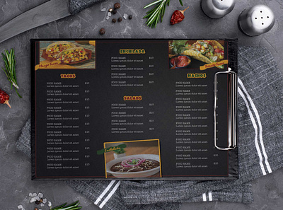 Taco Mexicana Menu Design Template design illustration latest new psd mockup