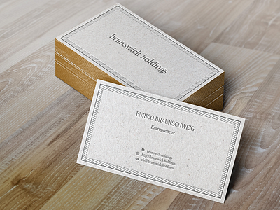 Vintage Business Card Design