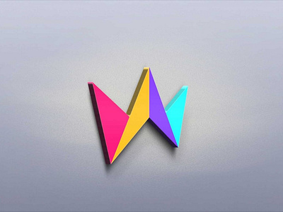 Floating 3D Logo Mockup