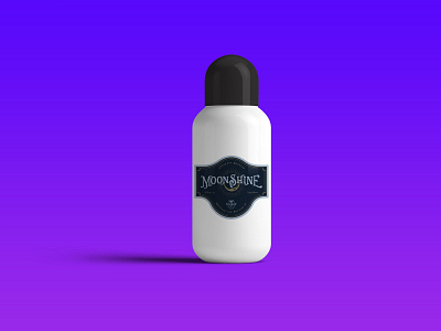 Free Amber Bottle Mockup