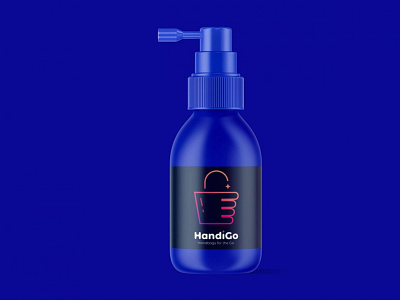 CBD Spray Bottle Mockup