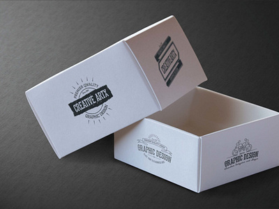 Amazing Gold Card n Card-box Mockup