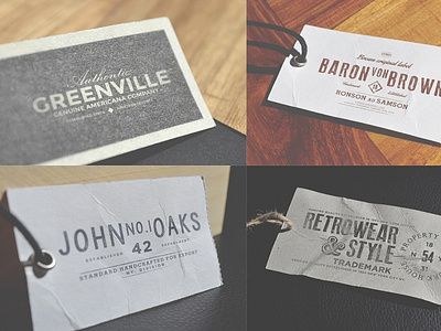 Clothing Logo Label Mockup