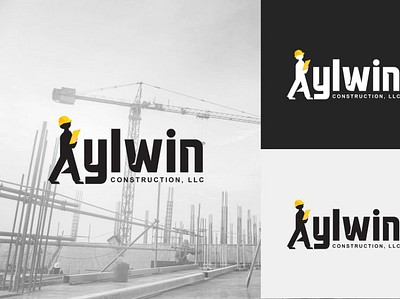 construction logo design app branding design icon illustration logo minimal typography vector web