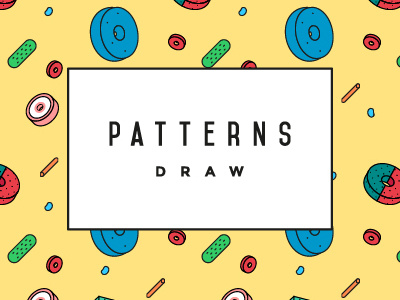 Patterns Draw I flat illustration pattern