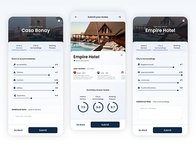 Mobile booking app exploration