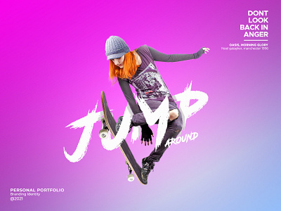 Jump Around art banner branding design flyer illustration poster poster design promotion ui
