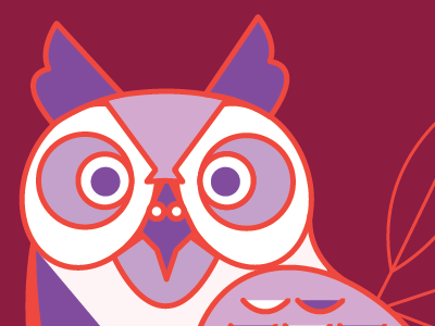 Great Horned Owl bird illustration nature owl vector