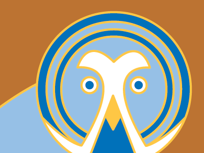 Great Grey Owl bird design illustration nature owl vector