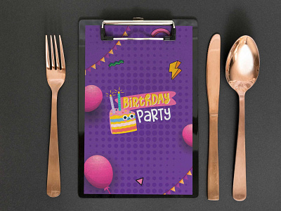 Children Party Menu Designs Template