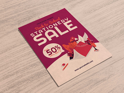 Education Sale Flyer Design 2020