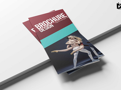 Dance School Tri-Fold Brochure Design Template brochure dance school design latest new psd psd mockup tri fold