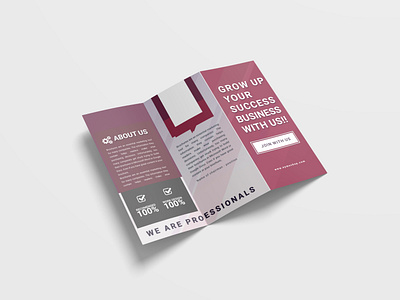 Digital Marketing Business Tri-Fold Brochure Design Template