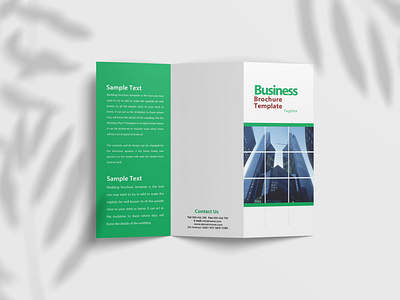 Corporate Business Tri Fold Brochure Design Template