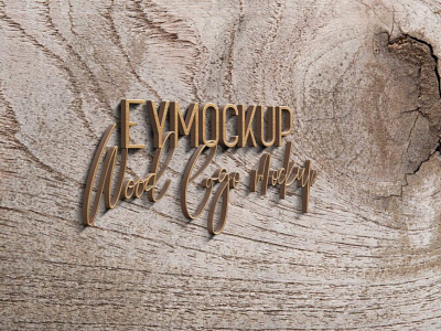 Eymockup Wooden Logo Mockup 2019 design eymockup latest logo menu new psd psd mockup wooden