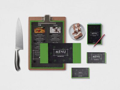 Premium Kitchen Branding Mockup