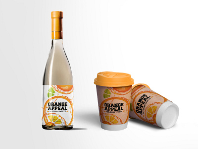 Pineapple Wine Bottle Label Mockup