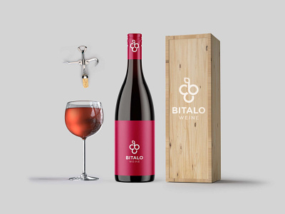 Awesome Wine Bottle Packaging Mockup Template