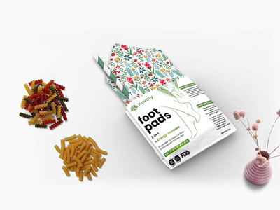 New Small Restaurant Paper Pouch Label Mockup