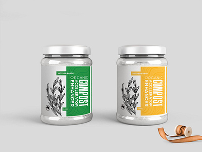 Front View Jar PSD Mockup