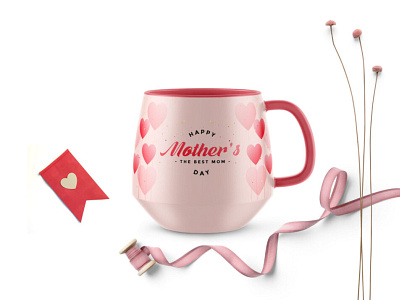 Happy Mothers Day Coffee Mug Mockup