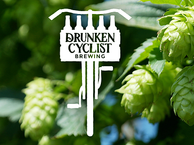 Drunken Cyclist Brewing Logo beer bicycle bike brewery identity logo