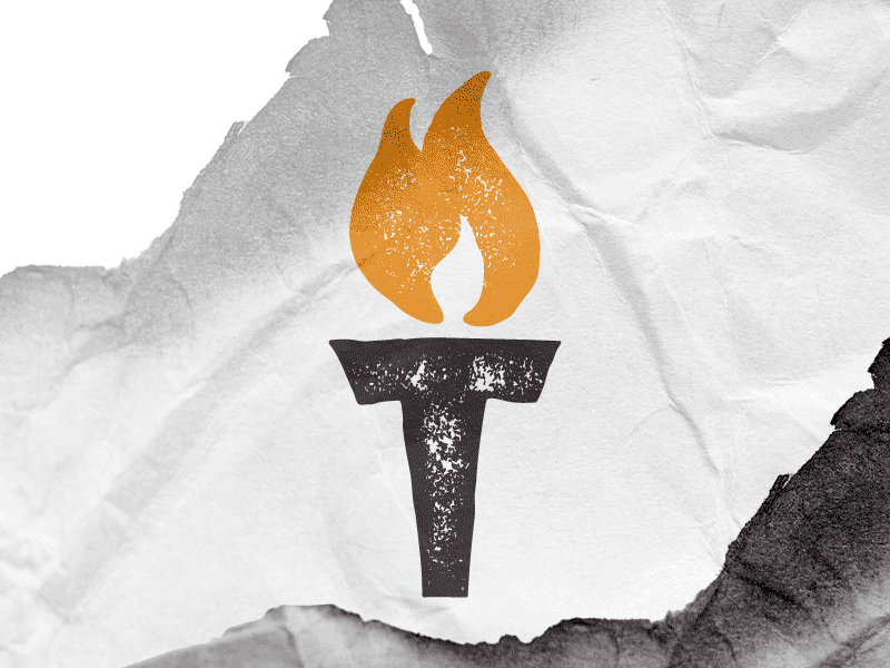 Torch Logo fire logo torch
