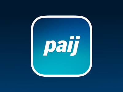 paij App Icon app app icon fancy gradient ios7 outline payment