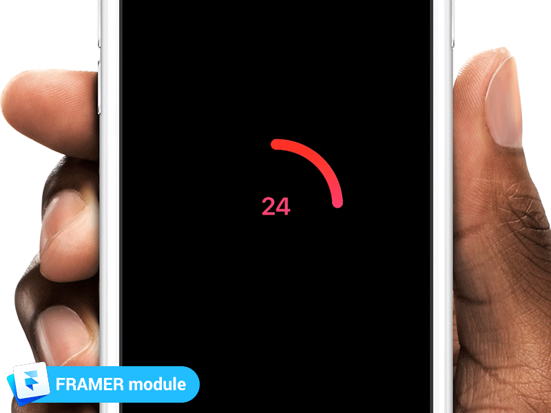 Progress Animation gradient ux ui prototype module iphone ios interaction gif framerjs animation