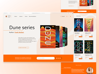 Daily UI 3 - Landing page books ecommerce landing page ui ui design ux ux design web design webpage