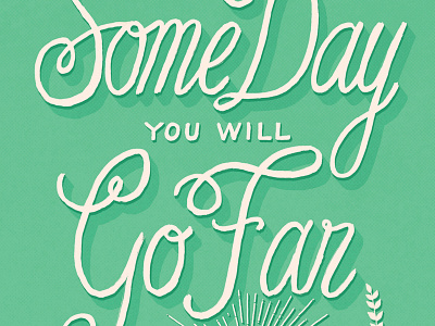 Some day you will go far. I hope you stay there. black and white handlettering humor motivation paper airplane purple sharpie typography ugly notes