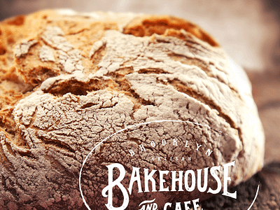BAB Logo artisan bakery bread brooklyn cafe gluten handlettering lettering retro type