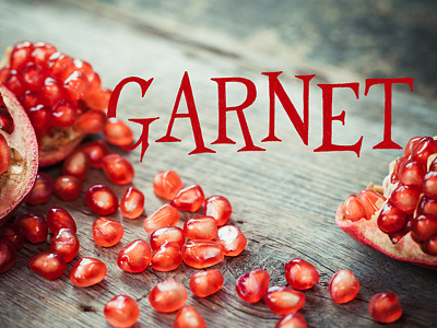 Garnet art deco essie garnet hand drawn handlettering nail polish nails pomegranate red type typography