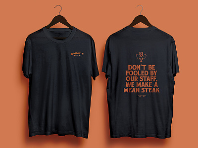 BS Co. Tshirts apparel booklyn brand devopment branding copy eat meat restaurant steak steakhouse tshirt