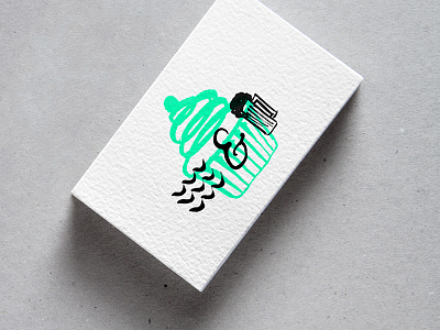 Beaches & Cream Card beer brand dev business cards cafe cupcakes illustration logomark mockup print waves