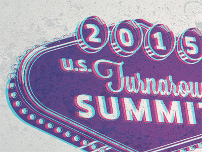 US Turnaround Summit 2015 cmyk las vegas offset sign vector vegas