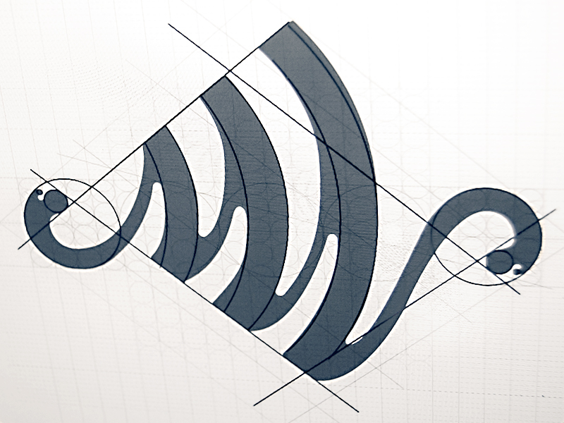Logo Geometry geometry grid logo process