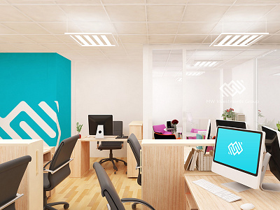 Office Mockup 2.0 branding corporate logo mockup office