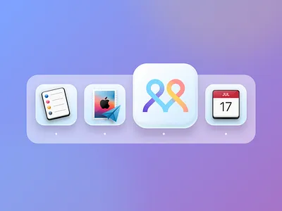 Keycare Dock Icon brand branding clean design figma health healthcare identity illustration keycare logo mark medical merck minimal osx vector