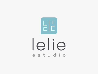 Lelie Estudio brand design brand identity branding design flat design icon logo logo design logotype minimal