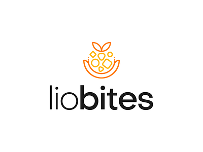 LioBites brand design brand identity branding design flat design freezedried logo logo design logotype