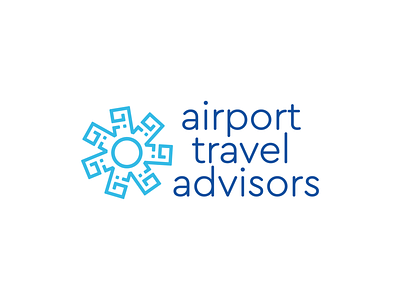 ATA | Airport Travel Advisors brand design brand identity branding cancun flat design logo logo design logotype tourism tourism agency travel