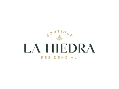 La Hiedra Residencial brand design brand identity branding design logo logo design logotype real estate real estate logo